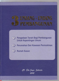 Image of 3 undang-undang pembangunan
