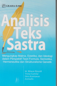 Image of Analisis Teks Sastra