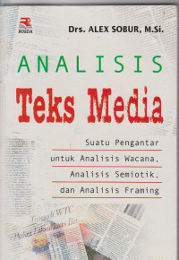 Image of Analisis teks media