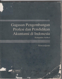 Image of gagasan pengembangan profesi dan pendidikan akuntansi di indonesia