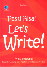 Image of Pasti Bisa ! Let's Write