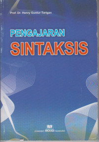 Image of Pengajaran Sintaksis