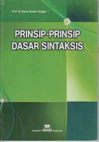 Image of Prinsip-prinsip Dasar Sintaksis