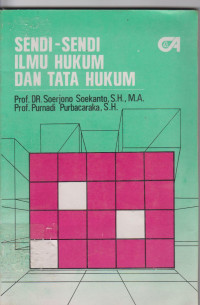 Image of Sendi-sendi ilmu hukum dan tata hukum