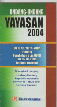 Image of undang-undang yayasan 2004