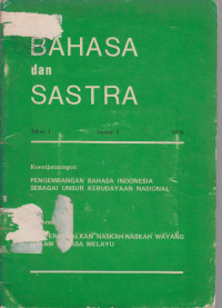 Image of bahasa dan sastra