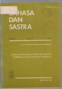 Image of bahasa dan sastra