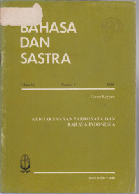 Image of bahasa dan sastra