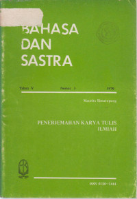 Image of bahasa dan sastra