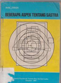 Image of beberapa aspek tentang sastra