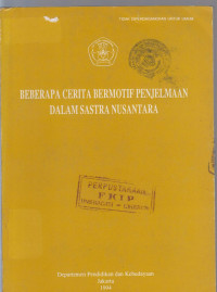 Image of beberapa cerita bermotif penjelmaan dalam sastra nusantara