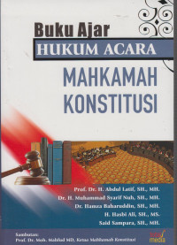Image of buku ajar hukum acara mahkamah konstitusi