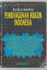 Image of bunga rampai pembangunan hukum indonesia