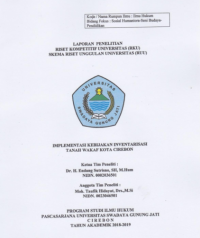 Image of Implementasi Kebijakan Inventarisasi Tanah Wakaf Kota Cirebon