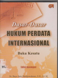 Image of dasar-dasar hukum perdata internasional