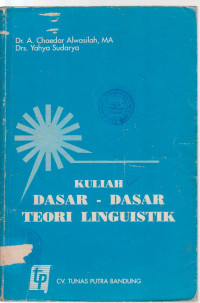 Image of dasar-dasar teori linguistik