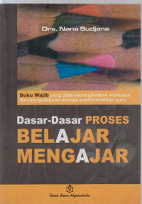 Image of dasar dasar proses belajar mengajar