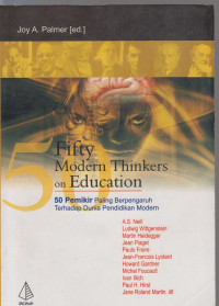 Image of fifty modern thinkers on education