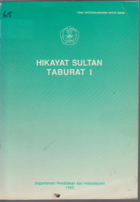 Image of hikayat sultan taburat I