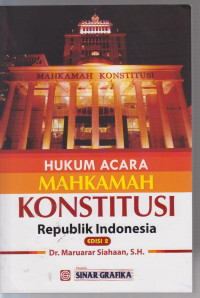 Image of hukum acara mahkamah konstitusi republik indonesia