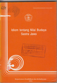 Image of idiom tentang nilai budaya sastra jawa