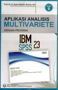 Image of Aplikasi Analisis Multivariete Dengan Program IBM SPSS 23