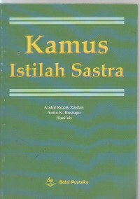 Image of kamus istilah sastra