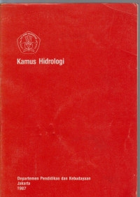 Image of kamus hidrologi
