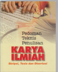 Image of pedoman teknis penulisan karya ilmiah