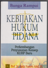 Image of kebijakan hukum pidana
