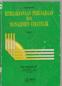 Image of kebijaksanaan perusahaan dan manajemen strategik
