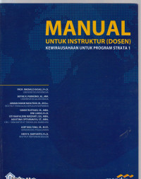 Image of manual untuk instruktur dosen, kewirausahaan untuk program strata 1