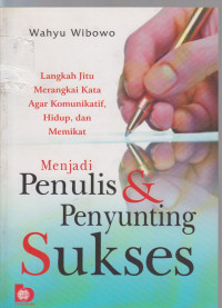 Image of menjadi penulis dan penyunting sukses