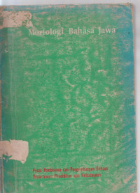 Image of morfologi bahasa jawa