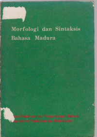 Image of morfologi dan sintaksis bahasa madura