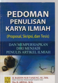 Image of pedoman penulisan karya ilmiah