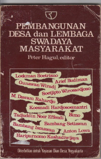 Image of Pembangunan desa dan lembaga swadaya masyarakat