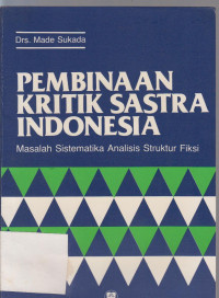 Image of pembinaan kritik sastra indonesia