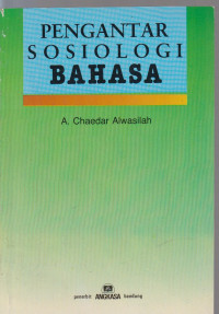 Image of pengantar sosiologi bahasa