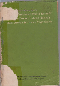 Image of penguasaan kosakata bahasa indonesia murid kelas VI SD di jawa tengah DIY jogjakarta