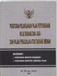 Image of peraturan pelaksanaan pajak pertambahan nilai barang dan jasa dan pajak penjualan atas barang mewah