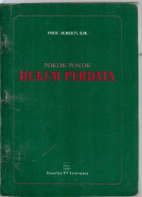 Image of pokok-pokok hukum perdata