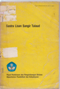Image of sastra lisan sangir talaud