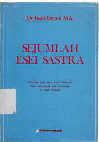 Image of sejumlah esei sastra