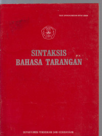 Image of sintaksis bahasa tarangan