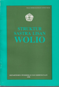 Image of strukutur sastra lisan wolio