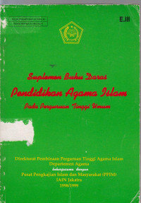 Image of suplemen buku daras pendidikan agama islam pada perguruan tinggi umum
