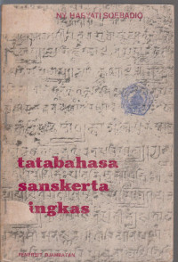 Image of tata bahasa sansekerta ringkas