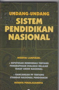 Image of undang- undang sistem pendidikan nasional